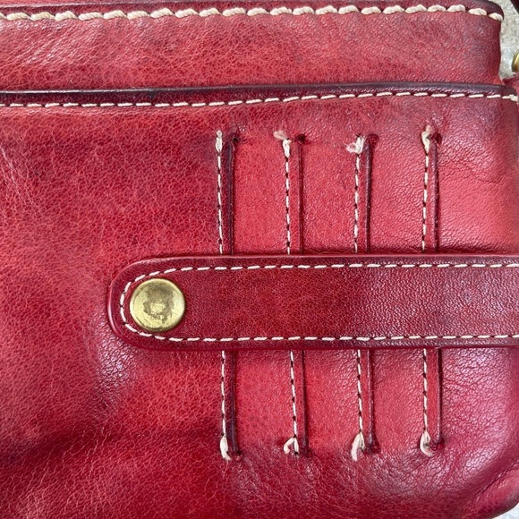 Giani Bernini Red Leather Wristlet Wallet - Picture 12 of 16